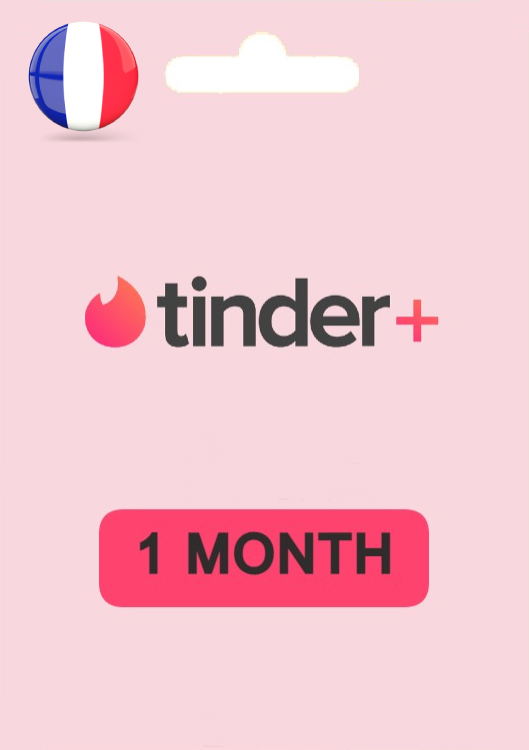 Tinder Plus 1 Month Subscription | France Account digital — Import Game Deal