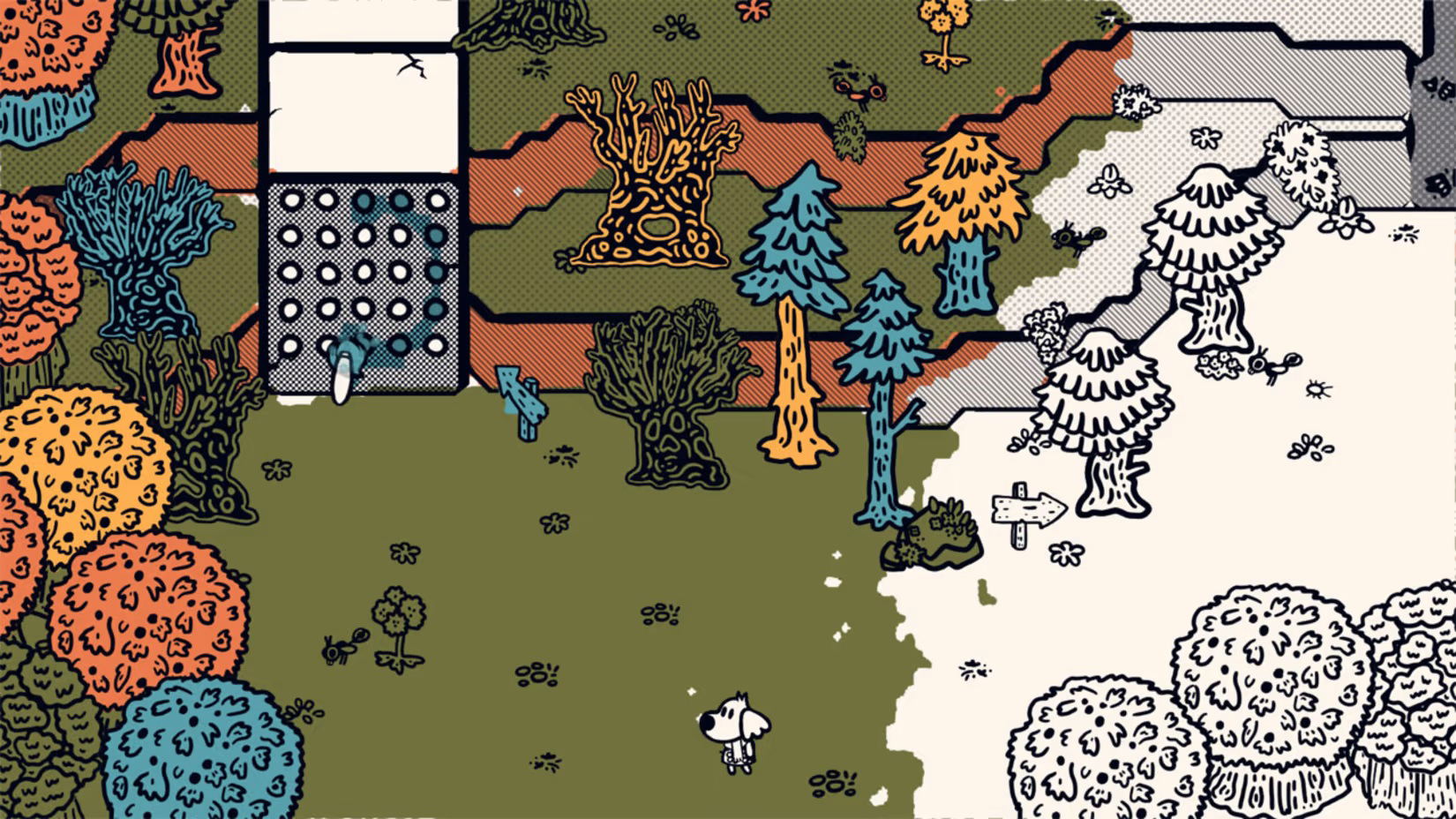 Геймплей Chicory: A Colorful Tale