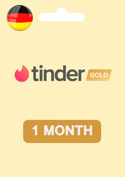 Tinder Gold 1 Month Subscription | Germany Account digital — Import Game Deal