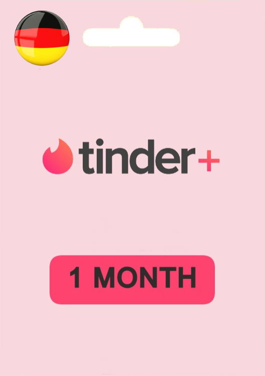 Tinder Plus 1 Month Subscription | Germany Account digital — Import Game Deal