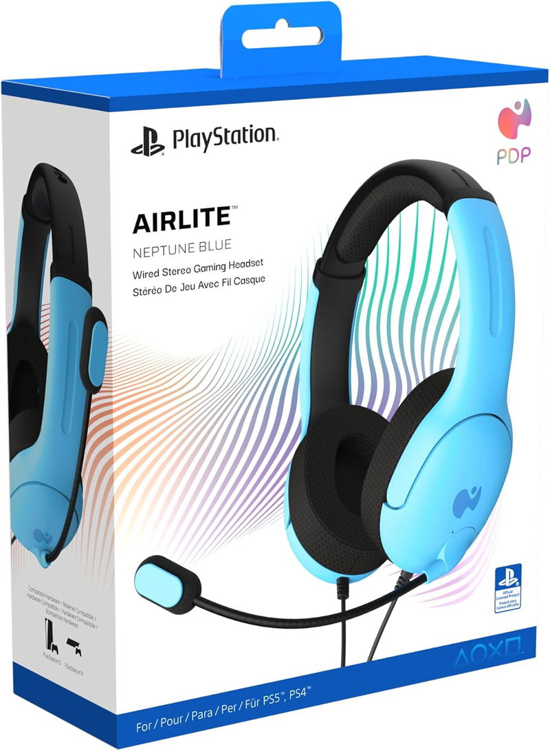 ​PDP Airlite Wired Headset for PlayStation 5 / PlayStation 4 / PC (Neptune Blue) image 4