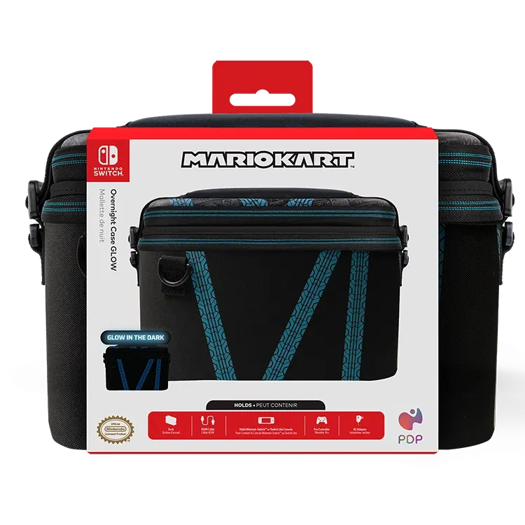 PDP Overnight Case GLOW for Nintendo Switch (Sheikah Shoot) image 1