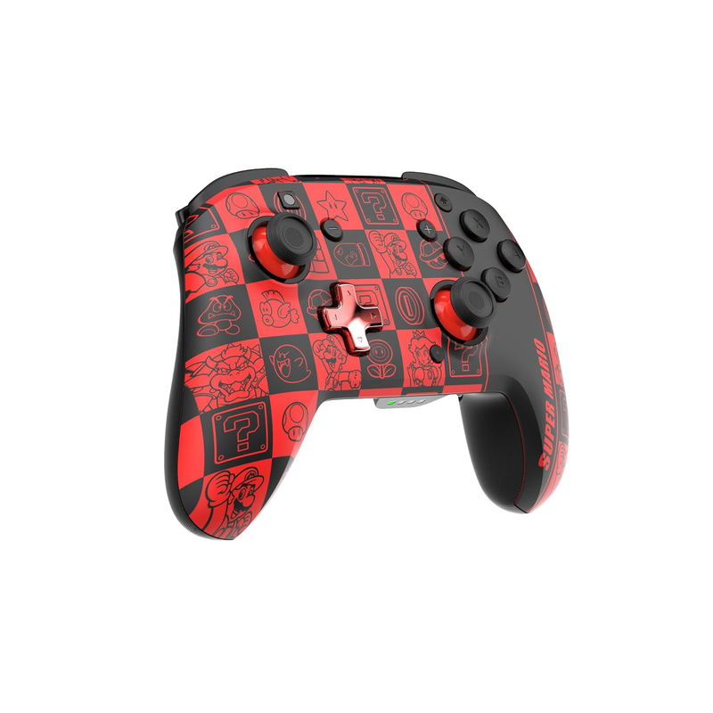 PDP Rematch Glow Wireless Controller for Nintendo Switch (Super Mario Icon) image 2