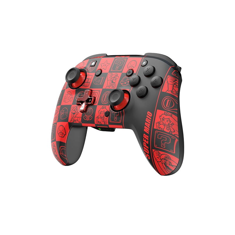 PDP Rematch Glow Wireless Controller for Nintendo Switch (Super Mario Icon) image 3