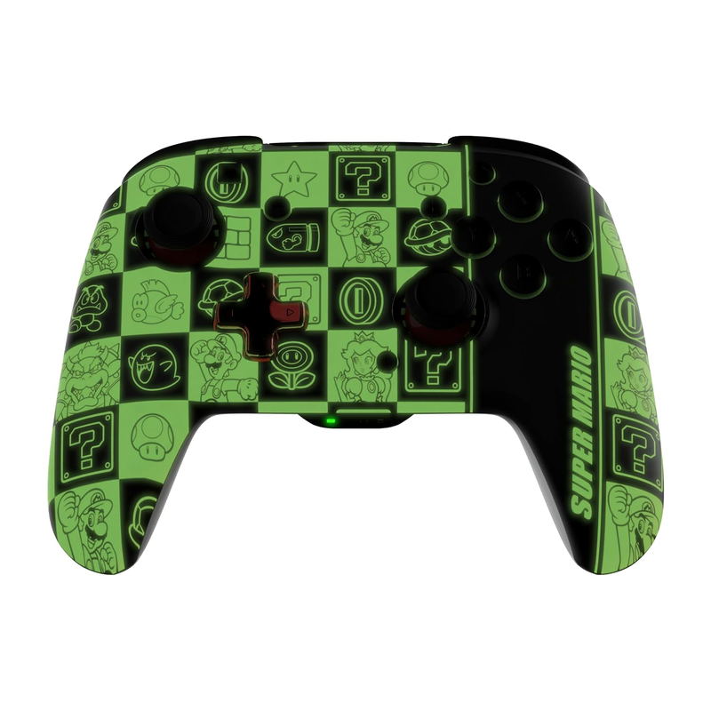 PDP Rematch Glow Wireless Controller for Nintendo Switch (Super Mario Icon) image 4
