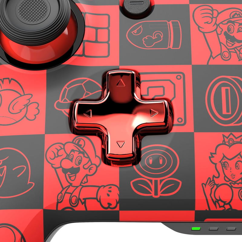 PDP Rematch Glow Wireless Controller for Nintendo Switch (Super Mario Icon) image 8