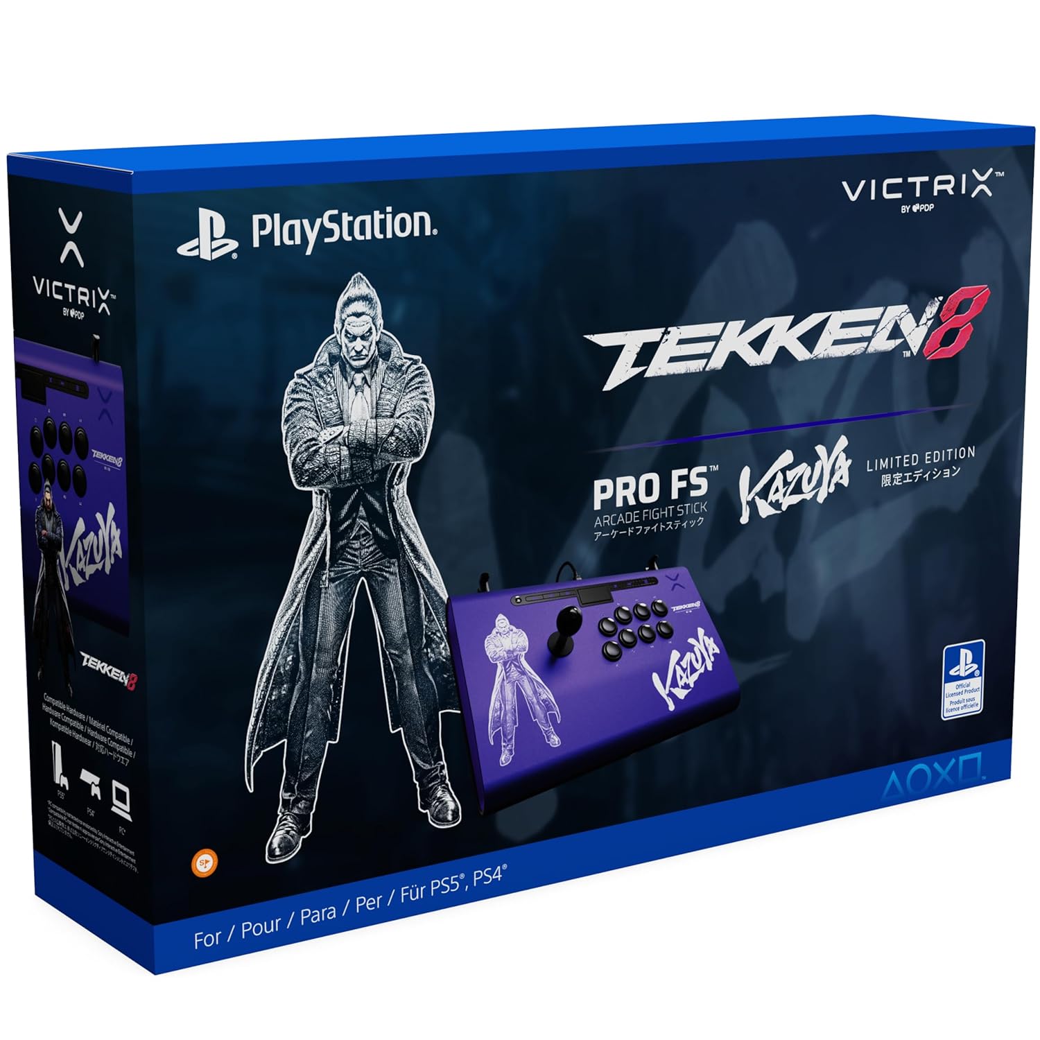 PDP Victrix Pro FS Arcade Fight Stick (Tekken 8: Kazuya) for