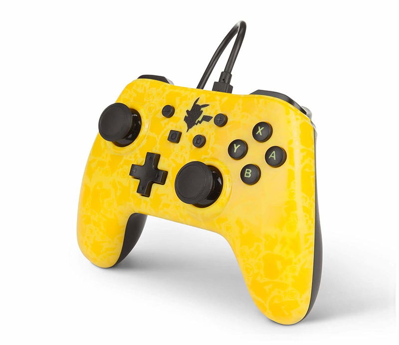 PowerA Pokemon Wired Controller for Nintendo Switch (Pikachu Silhouette) image 1