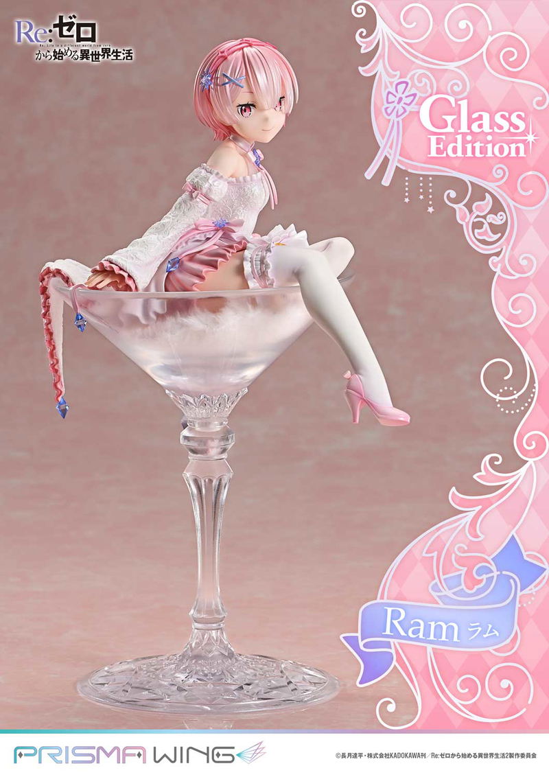 Prisma Wing Re:Zero kara Hajimeru Isekai Seikatsu 1/7 Scale Pre-Painted Figure: Ram Glass Edition image 1