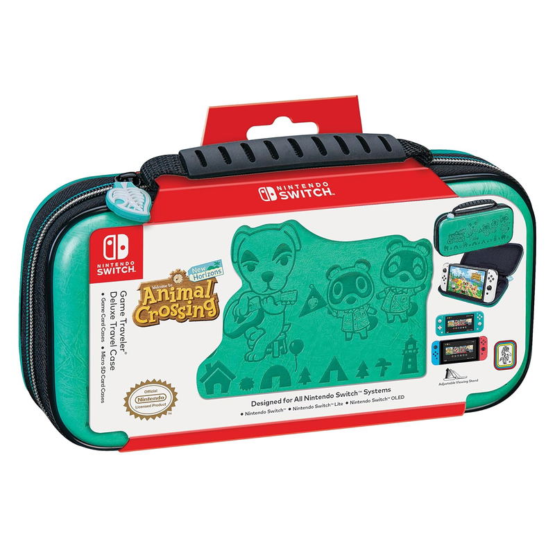 RDS Industries Game Traveler Deluxe Travel Case for Nintendo Switch (Animal Crossing) image 1