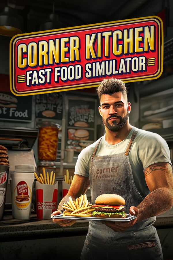 Corner Kitchen Fast Food Simulator <span class="ext" style="background-color: #2a475e; color: #FFFFFF;">STEAM</span> <span class="ext ext_digital">digital</span> image 1