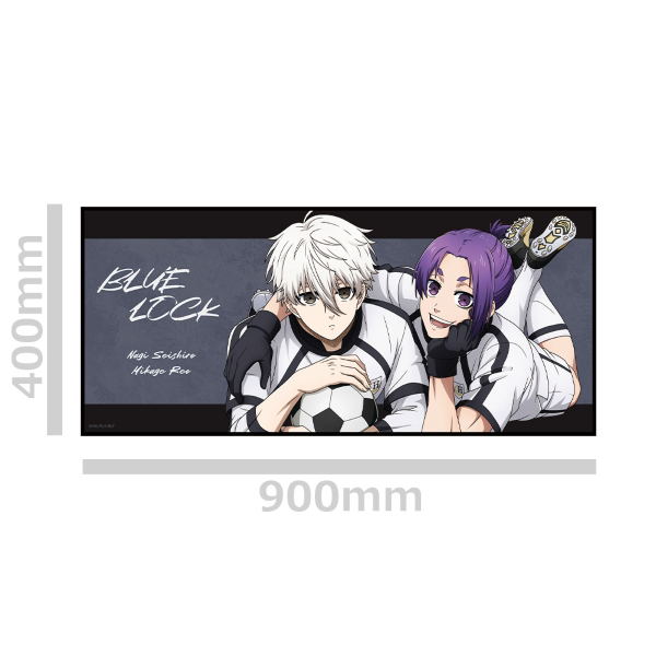 Blue Lock Character Large Towel With Can Badge Nagi & Reo Vol. 2