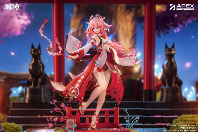 Genshin Impact 1/7 Scale Pre-Painted Figure: Yae Miko, Astute Amusement Ver. image 11