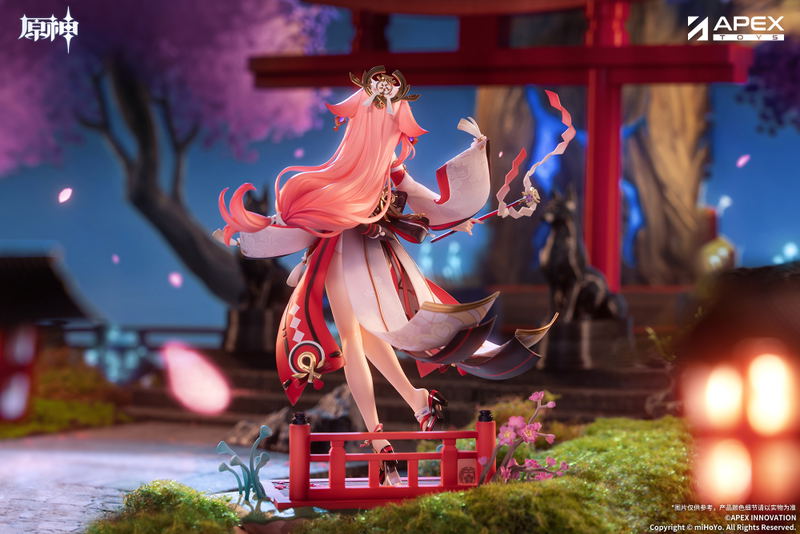 Genshin Impact 1/7 Scale Pre-Painted Figure: Yae Miko, Astute Amusement Ver. image 12