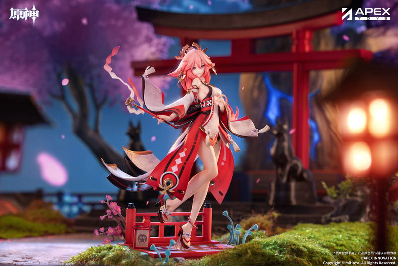 Genshin Impact 1/7 Scale Pre-Painted Figure: Yae Miko, Astute Amusement Ver. image 13