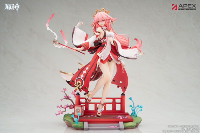 Genshin Impact 1/7 Scale Pre-Painted Figure: Yae Miko, Astute Amusement Ver.