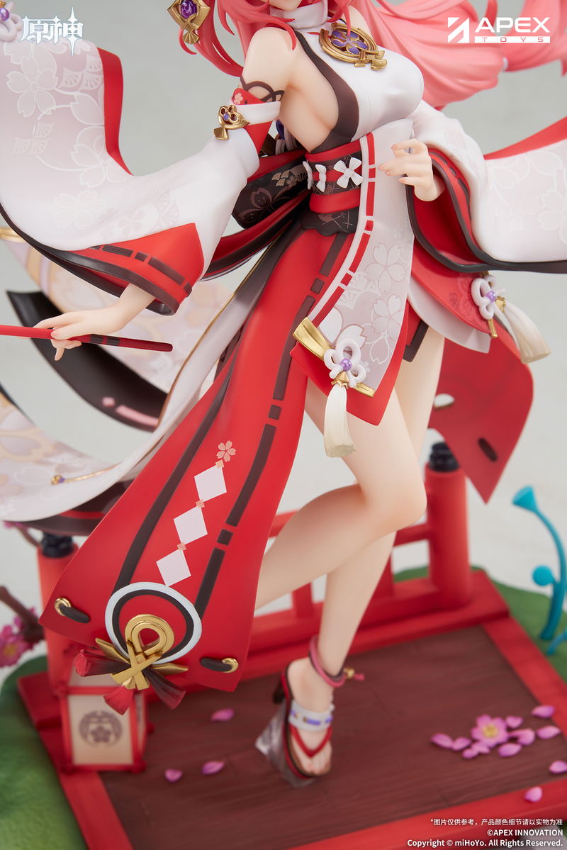 Genshin Impact 1/7 Scale Pre-Painted Figure: Yae Miko, Astute Amusement Ver. image 5