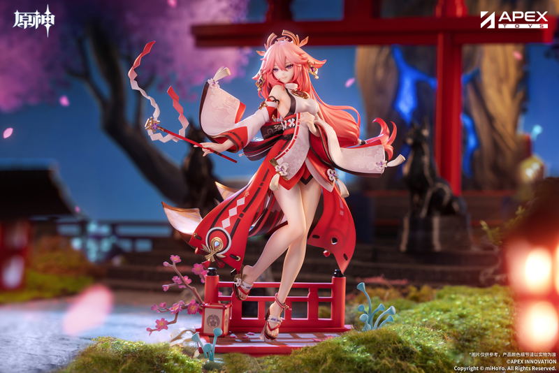 Genshin Impact 1/7 Scale Pre-Painted Figure: Yae Miko, Astute Amusement Ver. image 10