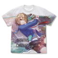 Heaven Burns Red - Kayamori Ruka Shining Circuit Burst Full Graphic T-shirt (White | Size XL) thumbnail 1