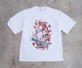 Steins;Gate Makise Kurisu Ink Painting Style White Background Color T-shirt (Size XL) thumbnail 1