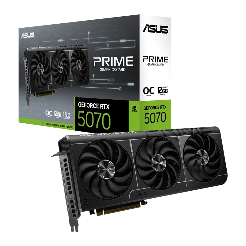 ASUS Prime GeForce RTX 5070 OC, PRIME-RTX5070-O12G, 12GB GDDR7, HDMI, 3x DP image 10