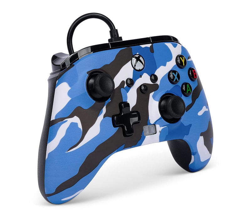 PowerA Enhanced Wired Controller for Xbox Series X|S (Blue Camo) image 2