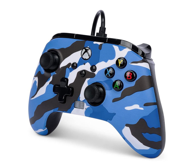 PowerA Enhanced Wired Controller for Xbox Series X|S (Blue Camo) image 4