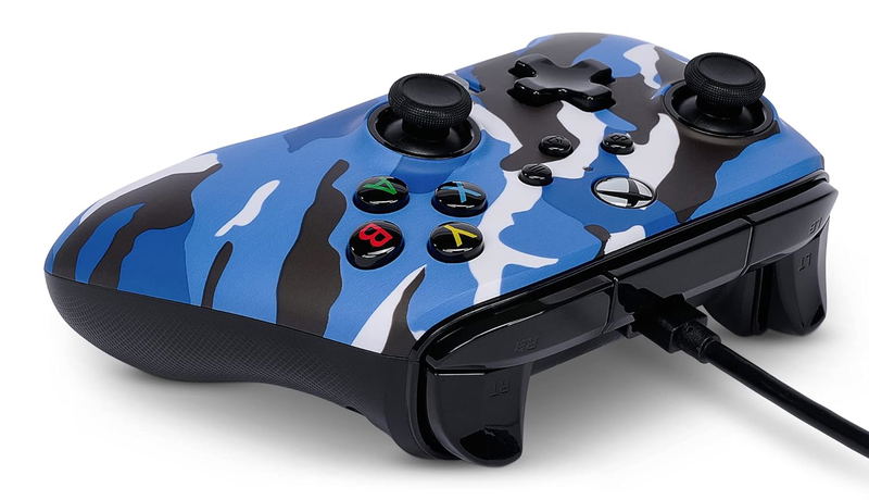 PowerA Enhanced Wired Controller for Xbox Series X|S (Blue Camo) image 5