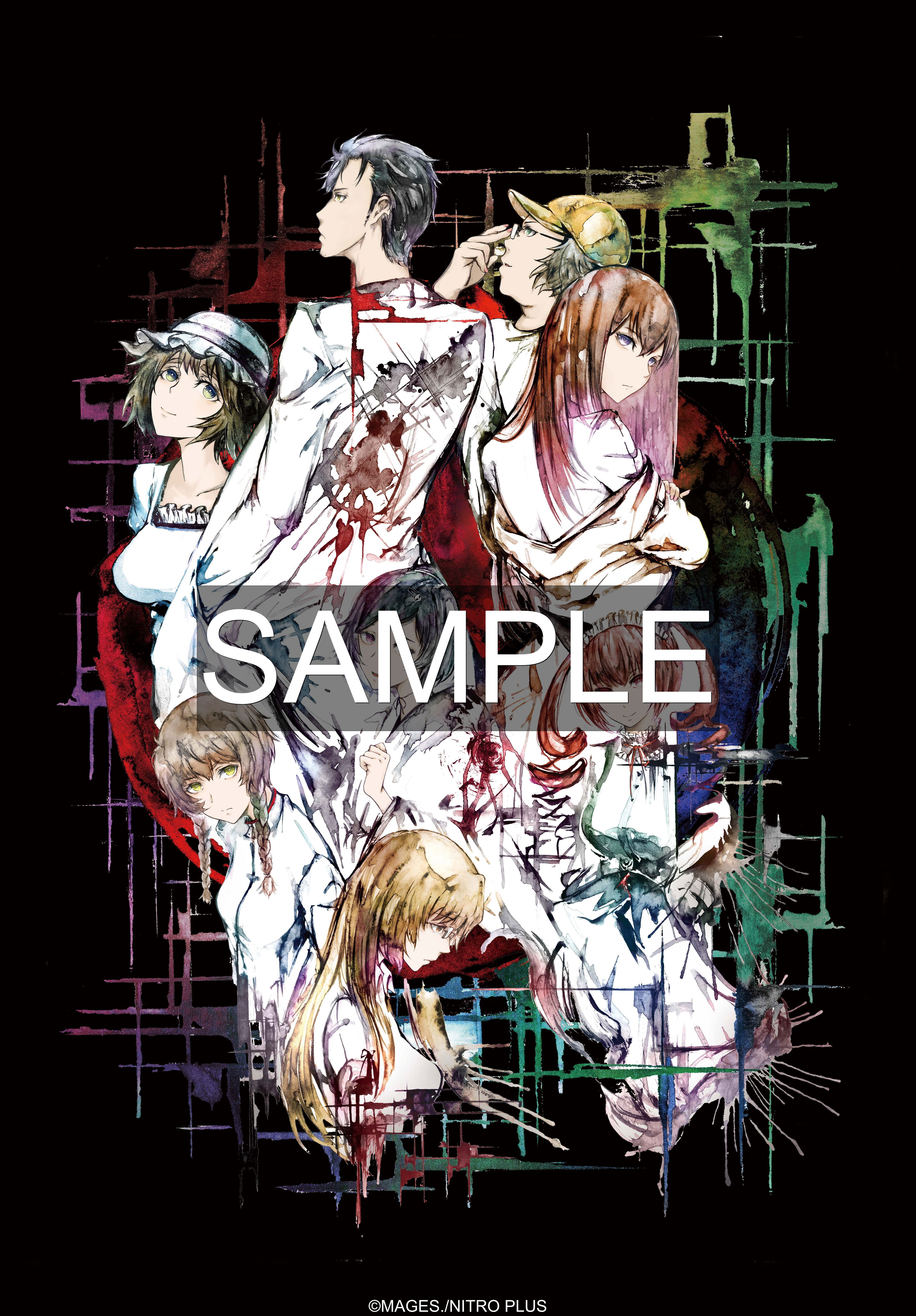 Steins;Gate Laboratory Member Ink Painting Style White Background Color ...
