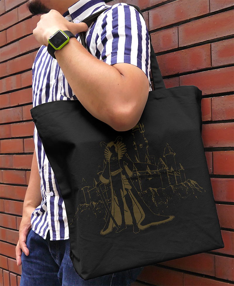Chodenji Machine Voltes V - Prince Heinel Large Tote Bag (Black) image 2