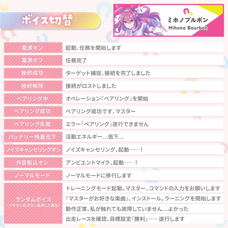 Aviot Wireless Earphones (Uma Musume: Pretty Derby) image 2