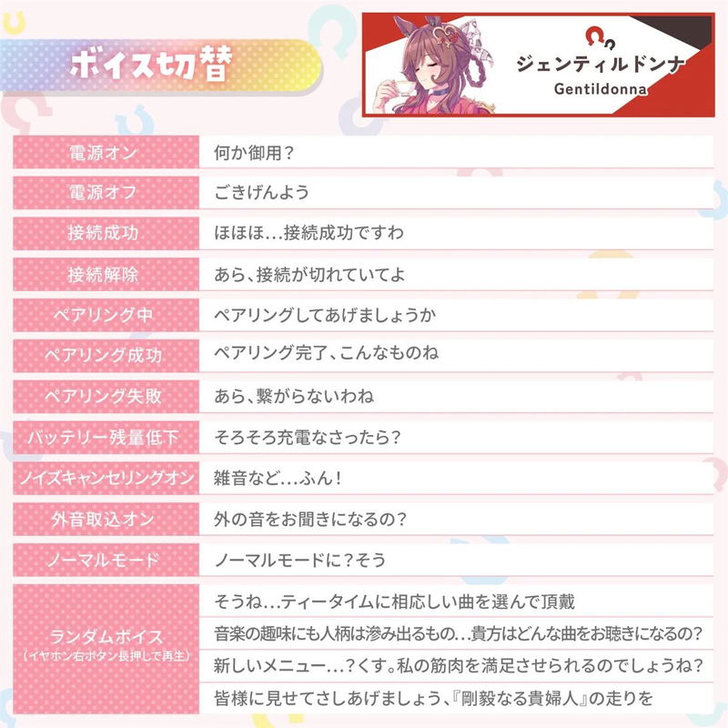Aviot Wireless Earphones (Uma Musume: Pretty Derby) image 4