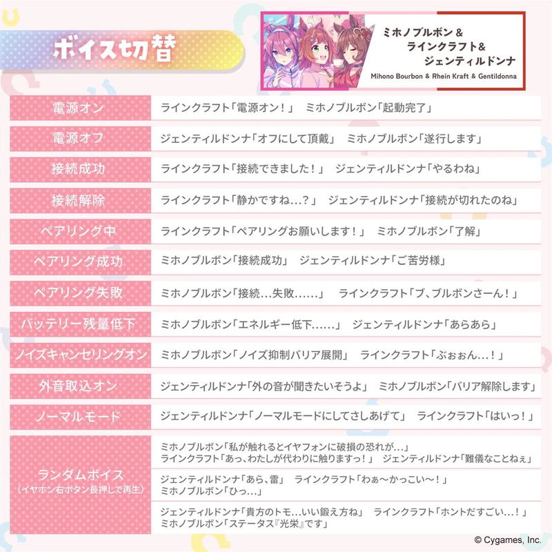 Aviot Wireless Earphones (Uma Musume: Pretty Derby) image 7