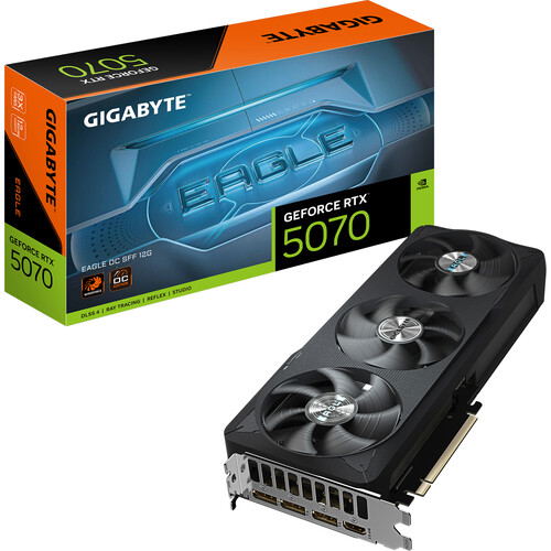 GIGABYTE GeForce RTX 5070 Eagle OC SFF 12G, 12GB GDDR7, HDMI, 3x DP image 9