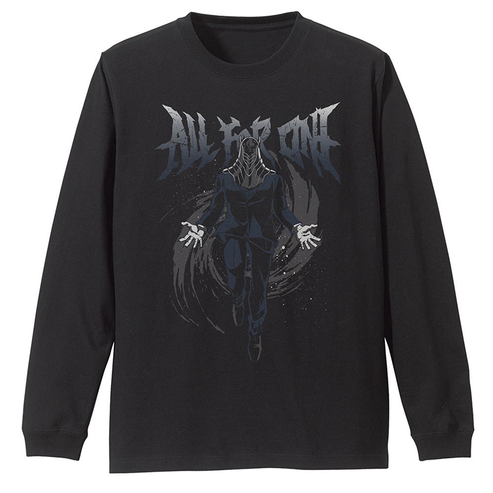 TV Anime My Hero Academia - All For One Ribbed Long Sleeve T-shirt ...