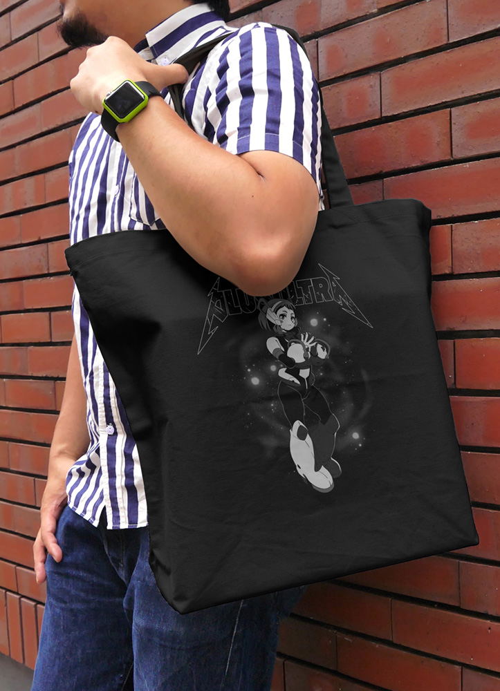 TV Anime My Hero Academia - Ochaco Uraraka Large Tote Bag (Black) image 2