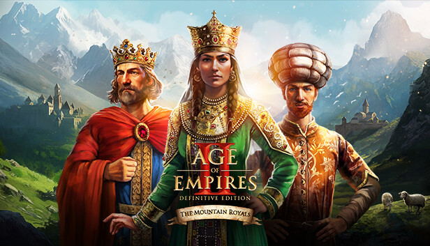 Age of Empires II: Definitive Edition - The Mountain Royals (DLC) <span class="ext" style="background-color: #B0000F; color: #FFFFFF;">DLC</span> <span class="ext" style="background-color: #2a475e; color: #FFFFFF;">STEAM</span> <span class="ext ext_digital">digital</span> image 1