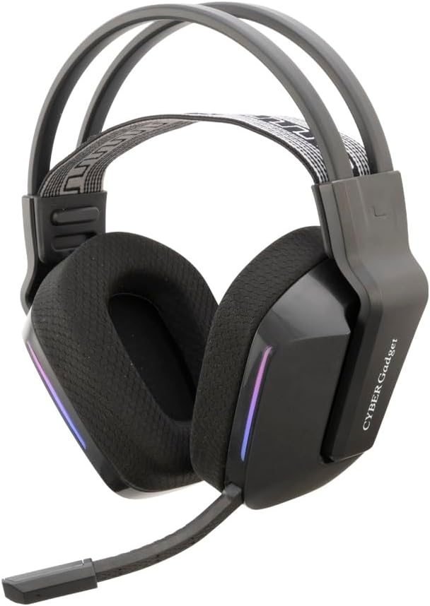 Cyber Gadget Wireless Gaming Headset for PlayStation 5 / Switch / PC (Black) image 3