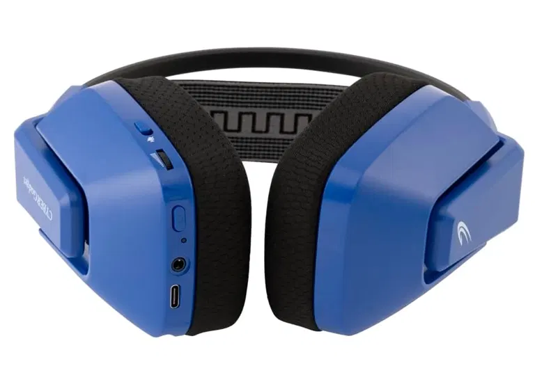 Cyber Gadget Wireless Gaming Headset for PlayStation 5 / Switch / PC (Blue) image 5