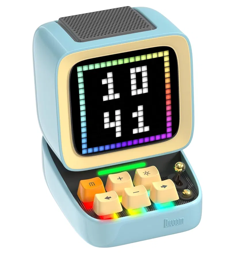 Divoom Ditoo-Pro Pixel Art Portable Bluetooth Speaker (Blue) image 1