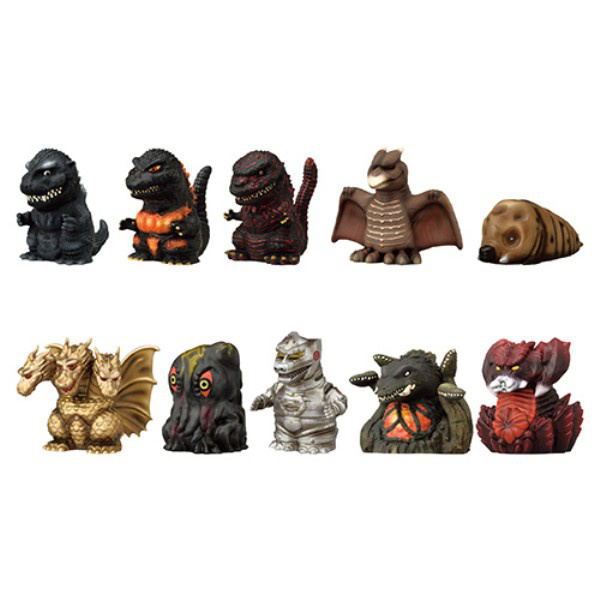 Godzilla Soft Vinyl Puppet Mascot (Set of 10 Pieces) (Re-run) image 2