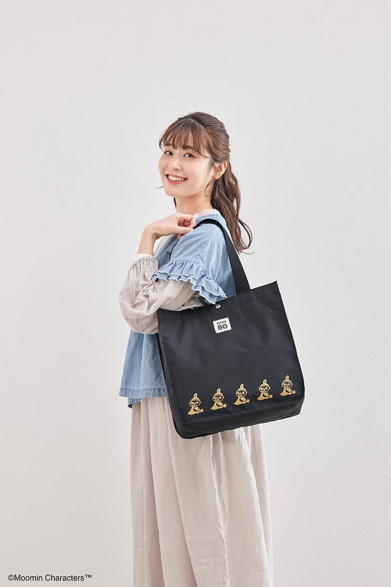 MOOMIN Official Fan Book 2025 80th Limited Edition With Little My Big Tote Bag image 2
