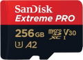 SanDisk Extreme PRO R200/W140 microSDXC Kit, UHS-I U3, A2, Class 10 (256GB) thumbnail 1