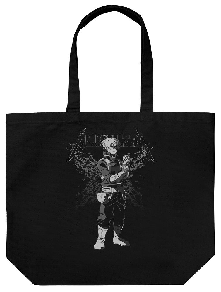 TV Anime My Hero Academia - Shoto Todoroki Large Tote Bag (Black) image 1