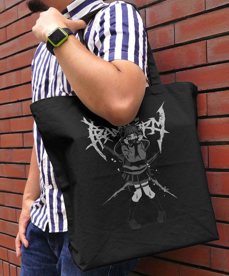 TV Anime My Hero Academia - Toga Himiko Large Tote Bag (Black) image 2