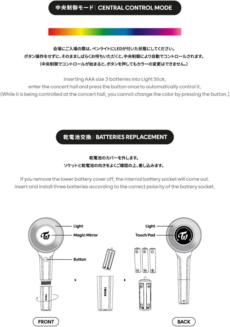 TWICE Japan Official Light Stick CANDYBONG Ver.3 image 7