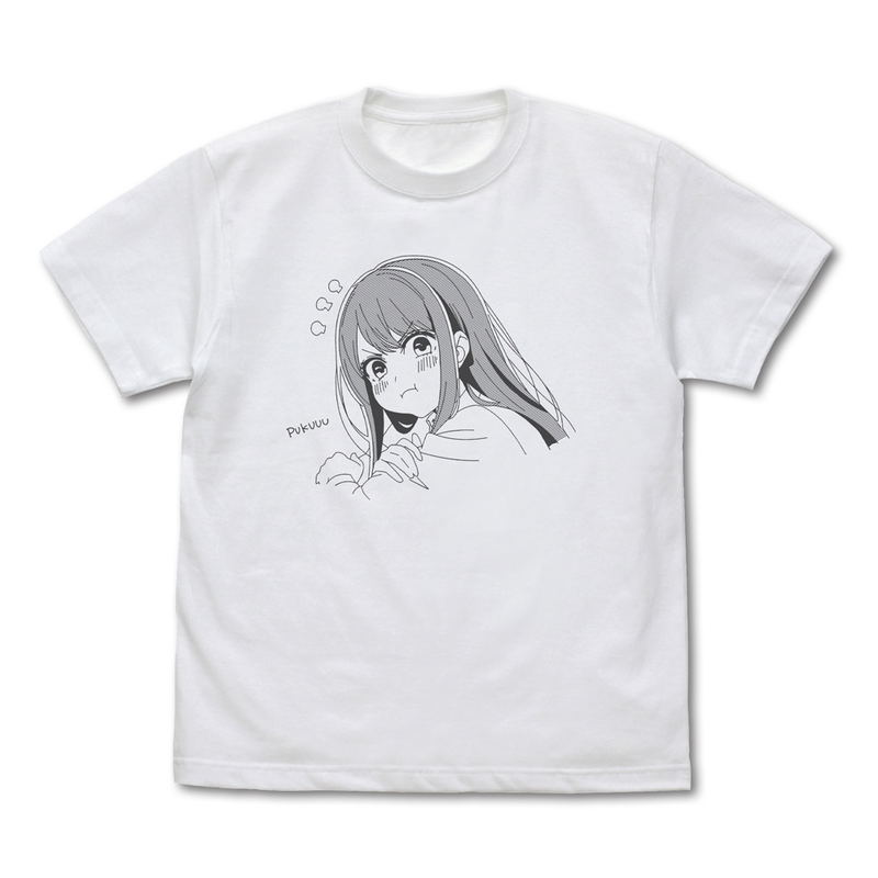 Oshi No Ko - Akane Kurokawa Pukuuu T-shirt (White | Size S) image 1