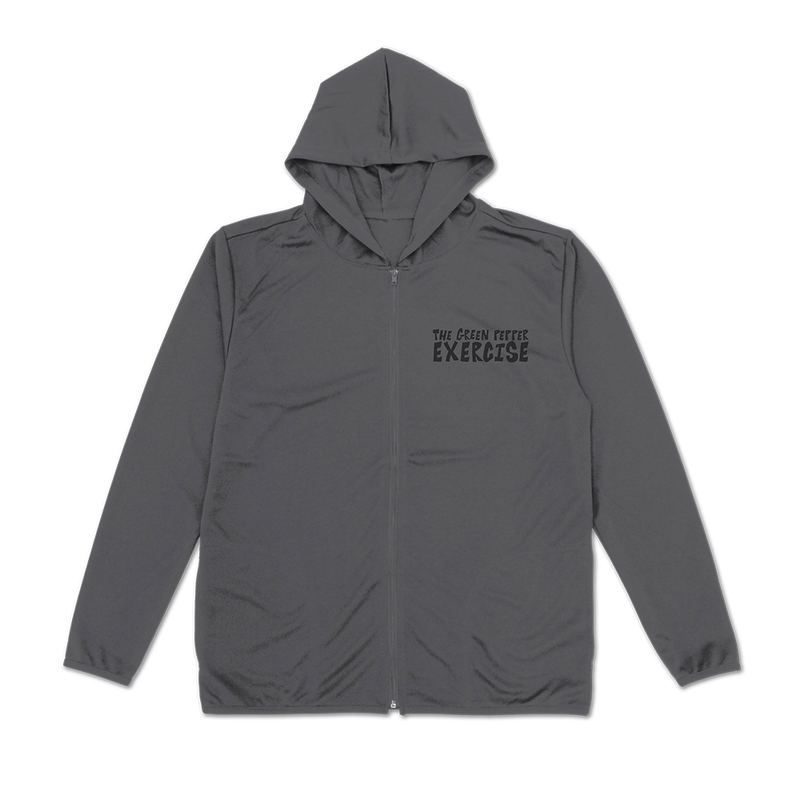 Oshi No Ko - The Green Pepper Exercise Thin Dry Hoodie (Gray | Size L) image 2
