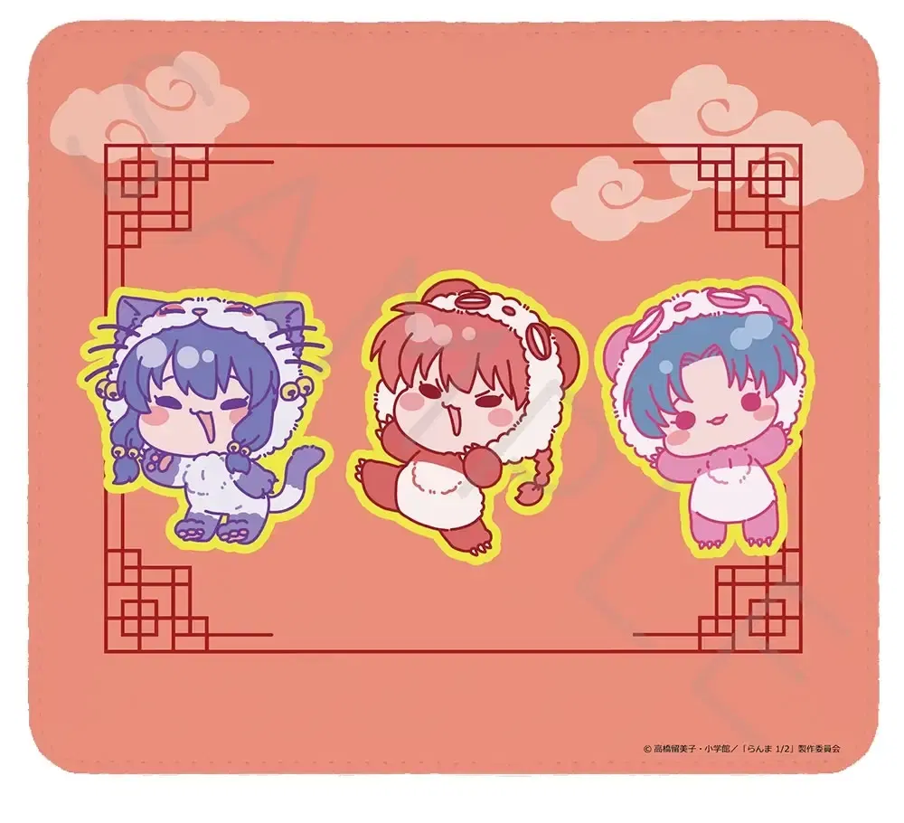 Ranma 1/2 Vol. 3 Mouse Pad M-YA Ranma (Female) & Akane & Shampoo — Import Game Deal