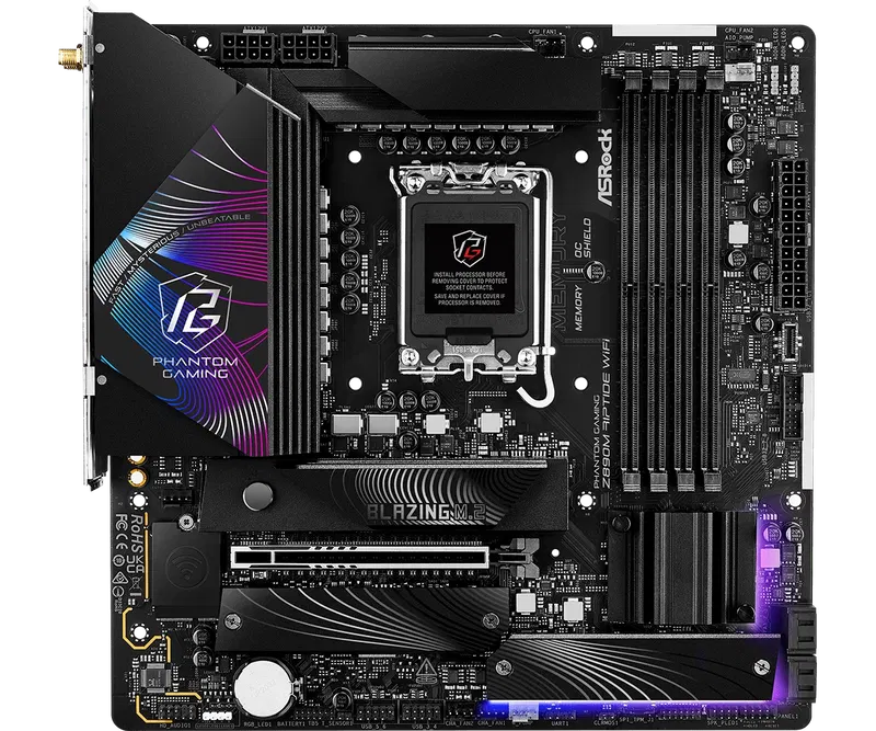 ASRock Phantom Gaming Z890M Riptide WiFi image 1